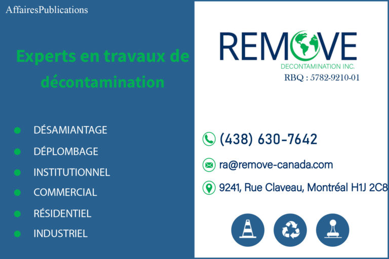 DÉCONTAMINATION REMOVE INC