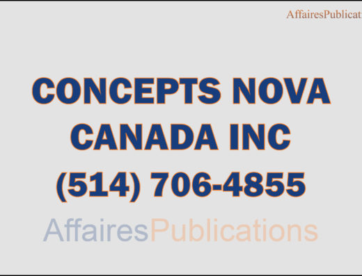 CONCEPTS NOVA CANADA INC