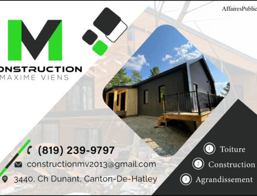 CONSTRUCTION MAXIME VIENS 9293-1484 QUÉBEC INC