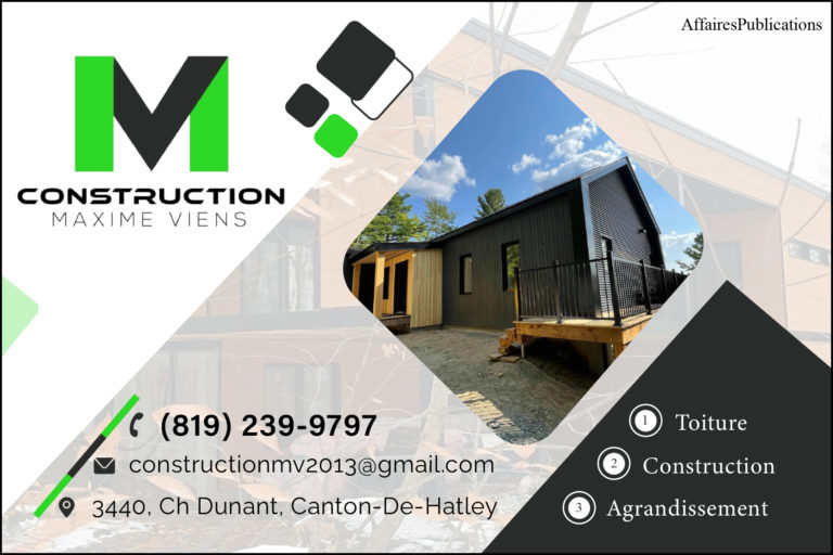 CONSTRUCTION MAXIME VIENS 9293-1484 QUÉBEC INC