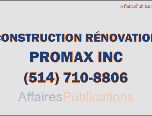 CONSTRUCTION RÉNOVATION PROMAX INC