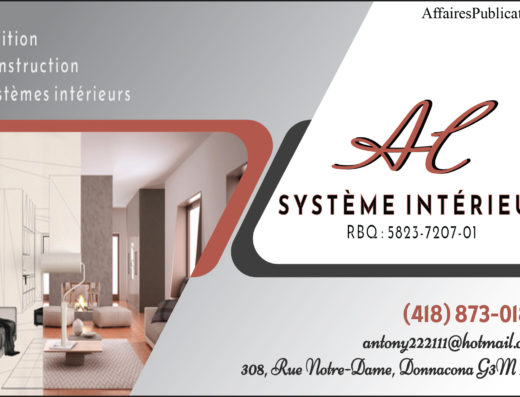 SYSTÈME INTÉRIEUR AC INC