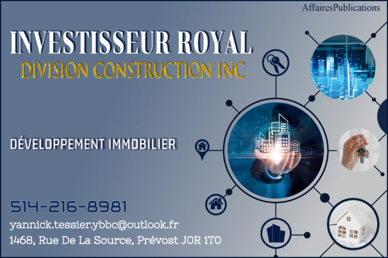 INVESTISSEUR ROYAL DIVISION CONSTRUCTION INC