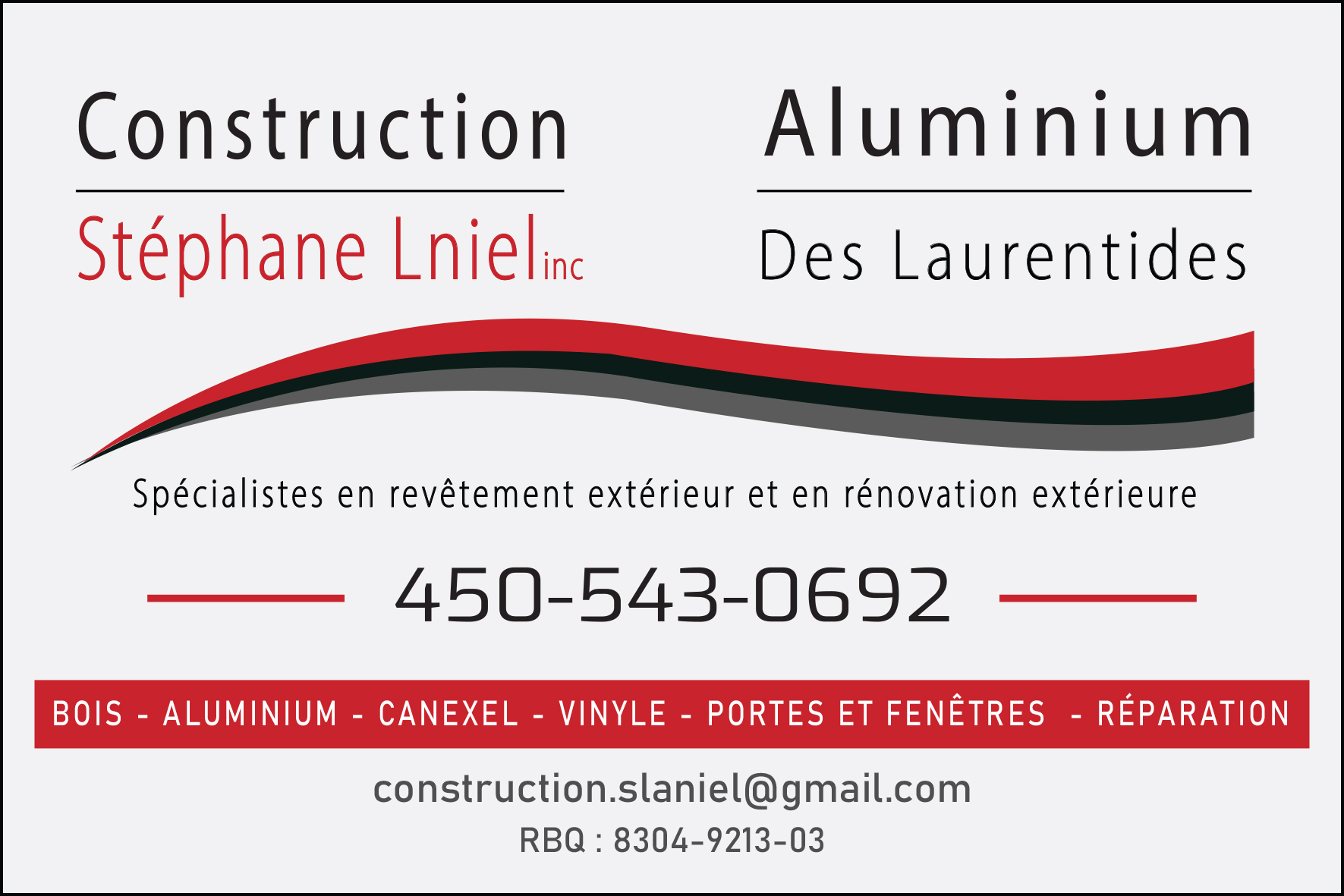 ALUMINIUM DES LAURENTIDES