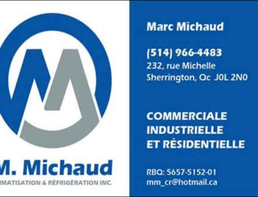 M.MICHAUD CLIMATISATION RÉFRIGÉRATION INC