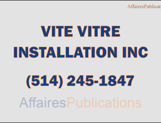 VITE VITRE INSTALLATION INC