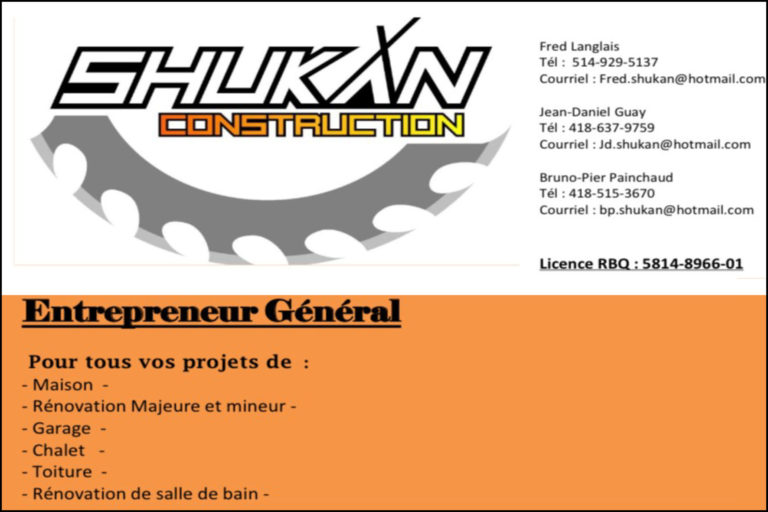 SHUKAN CONSTRUCTION INC