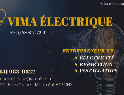 VIMA ÉLECTRIQUE INC