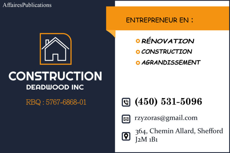 CONSTRUCTION DEADWOOD INC