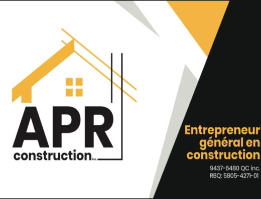 APR CONSTRUCTION <br/> 9437-6480 QUÉBEC INC