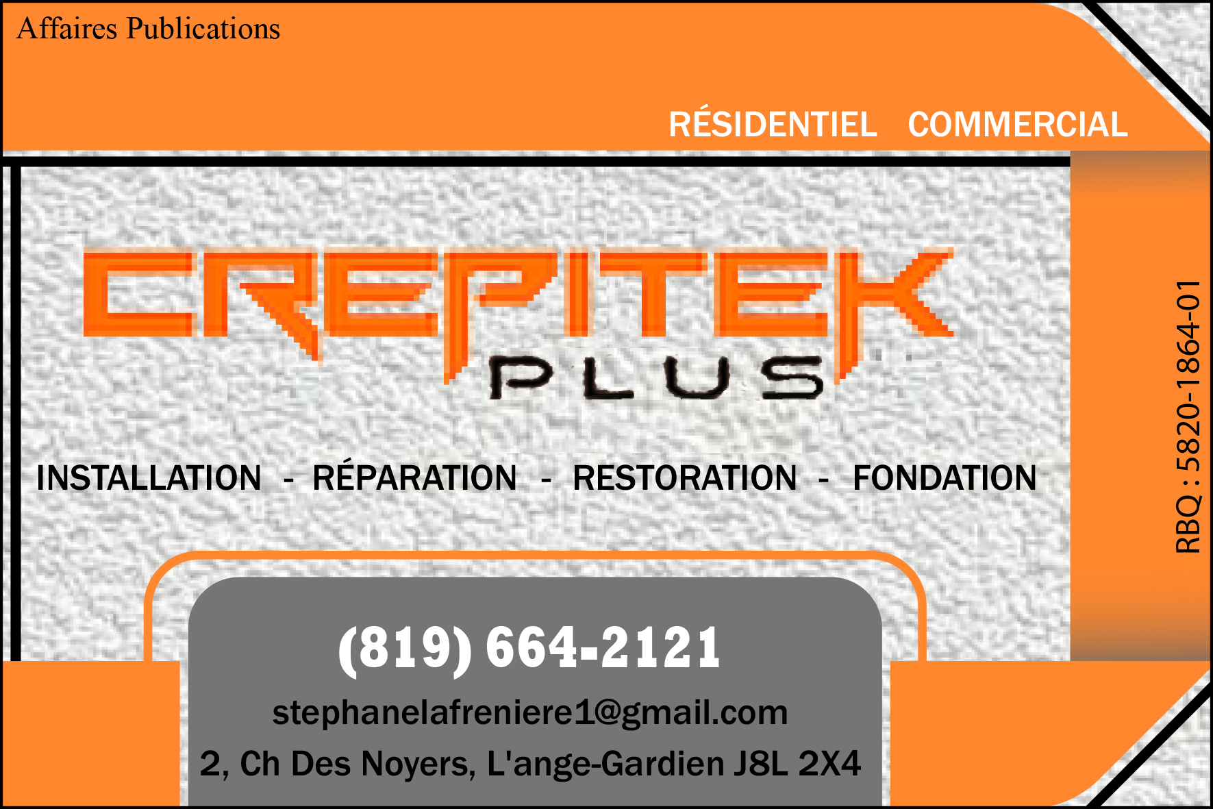 CREPITEK PLUS 14051548 CANADA INC