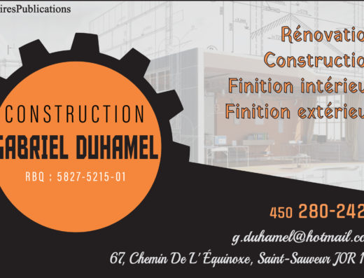 CONSTRUCTION GABRIEL DUHAMEL INC