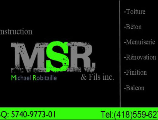 CONSTRUCTION MSR ET FILS INC