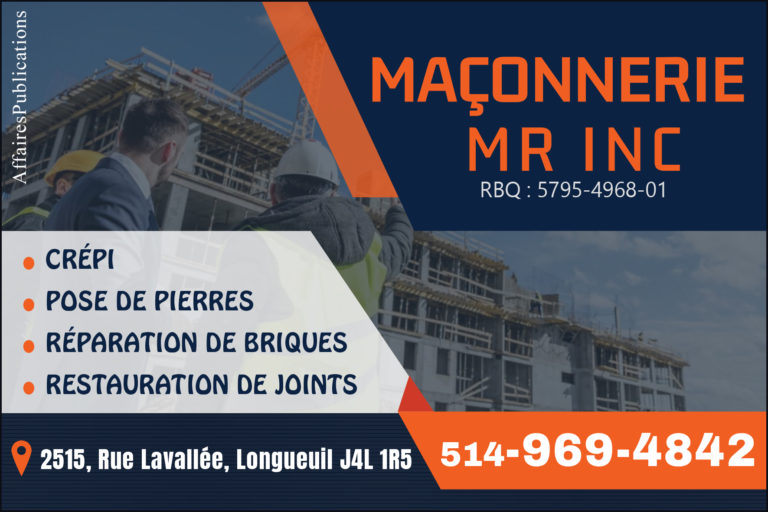 MAÇONNERIE MR INC