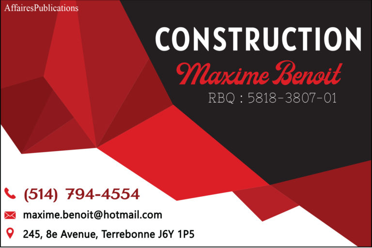 CONSTRUCTION MAXIME BENOIT INC