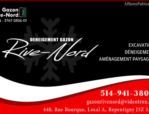 GAZON RIVE-NORD INC DÉNEIGEMENT RIVE-NORD