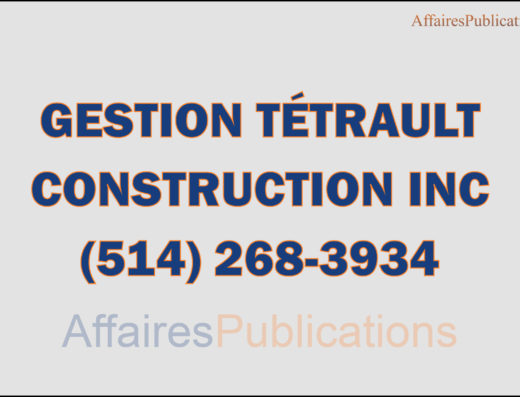 GESTION TÉTRAULT CONSTRUCTION