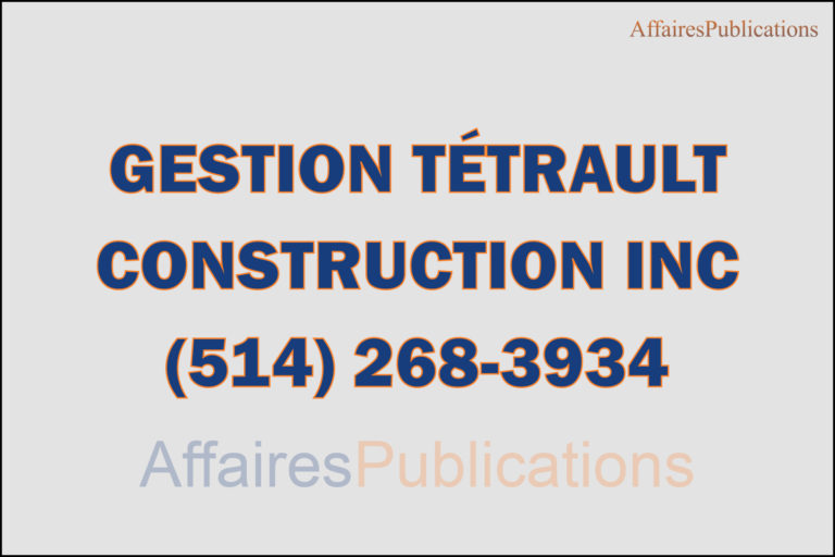 GESTION TÉTRAULT CONSTRUCTION