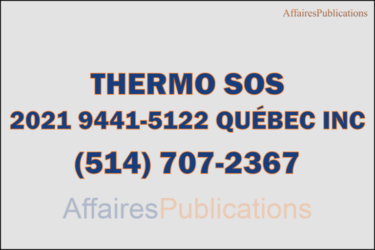 THERMO SOS 2021 9441-5122 QUÉBEC INC