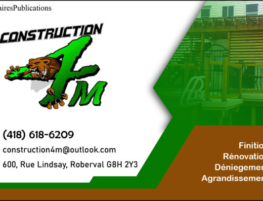 CONSTRUCTION 4M <br/> 9317-8291 QUÉBEC INC