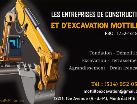 LES ENTREPRISES DE CONSTRUCTION ET D&rsquo;EXCAVATION MOTTILLO INC
