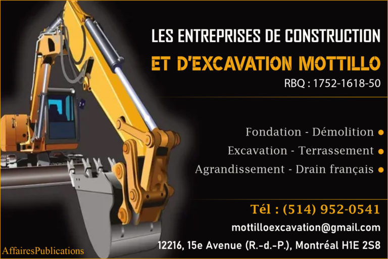 LES ENTREPRISES DE CONSTRUCTION ET D&rsquo;EXCAVATION MOTTILLO INC