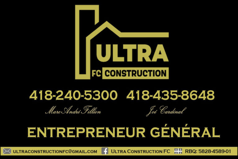 ULTRA CONSTRUCTION <br/> 9483-0593 QUÉBEC INC