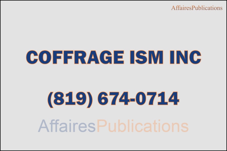 COFFRAGE ISM INC