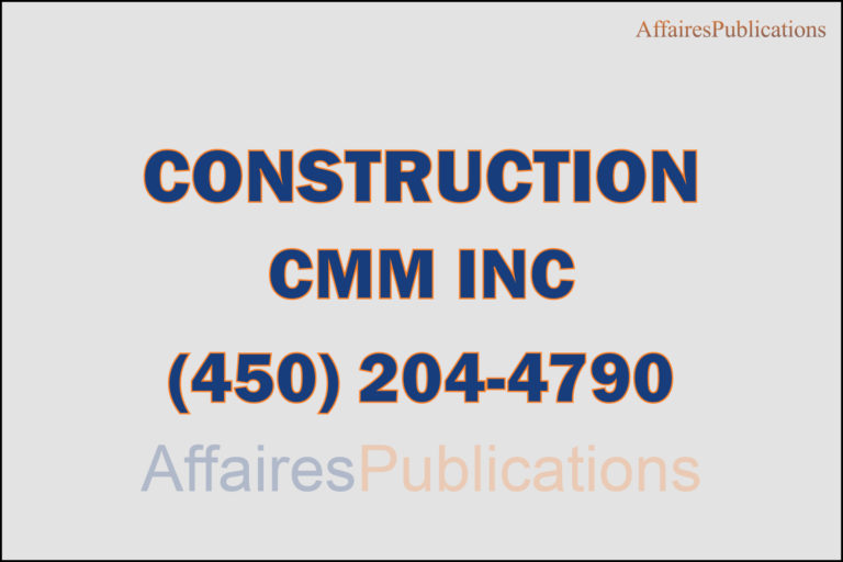 CONSTRUCTION CMM INC