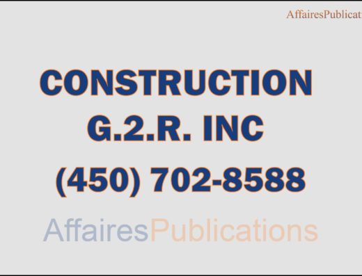 CONSTRUCTION G.2.R. INC
