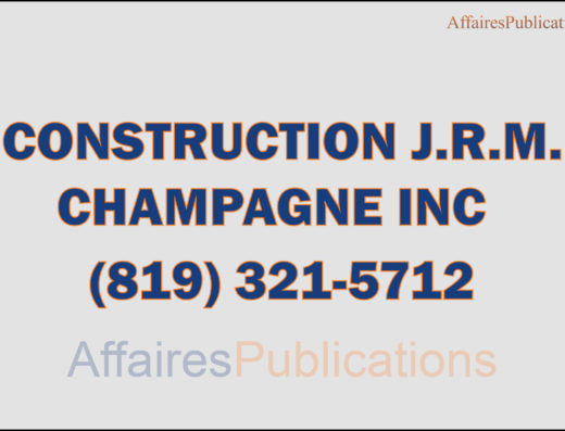 CONSTRUCTION J.R.M. <br/> CHAMPAGNE INC