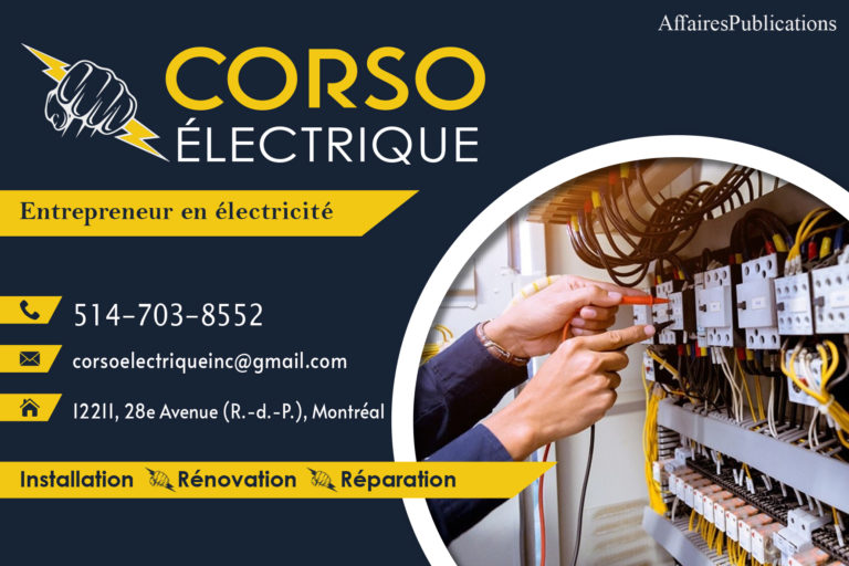 CORSO ÉLECTRIQUE INC
