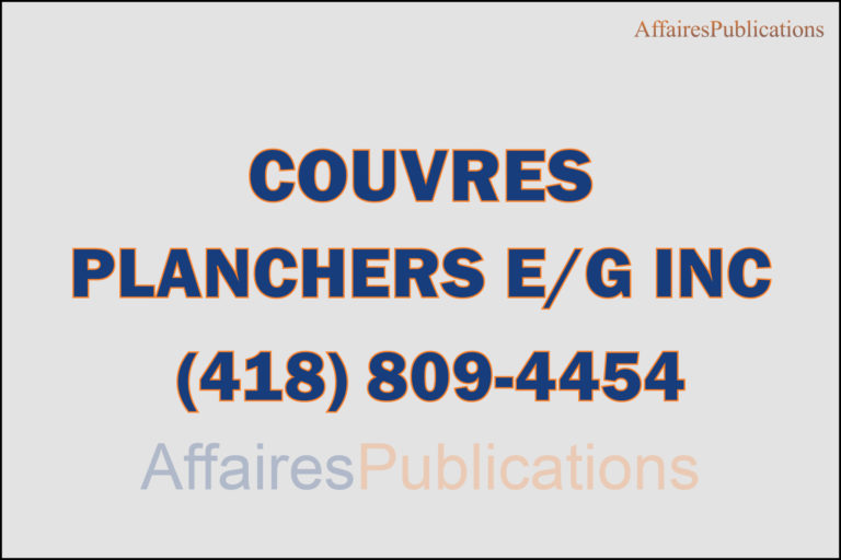 COUVRES PLANCHERS E/G INC