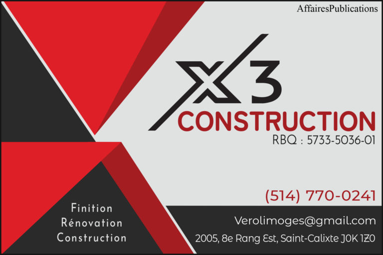 X3 CONSTRUCTION