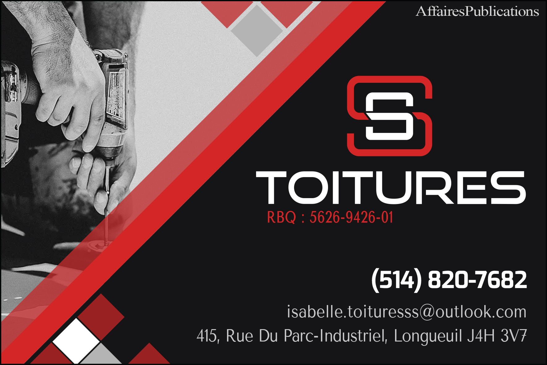LES TOITURES S.S. INC
