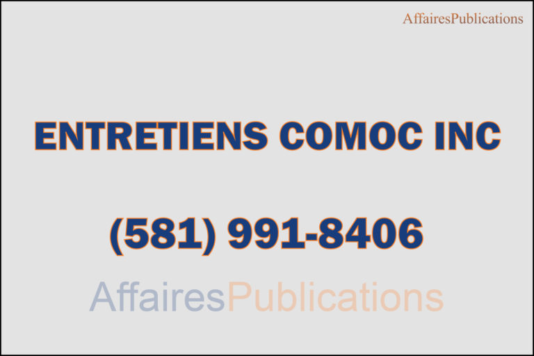 ENTRETIENS COMOC INC
