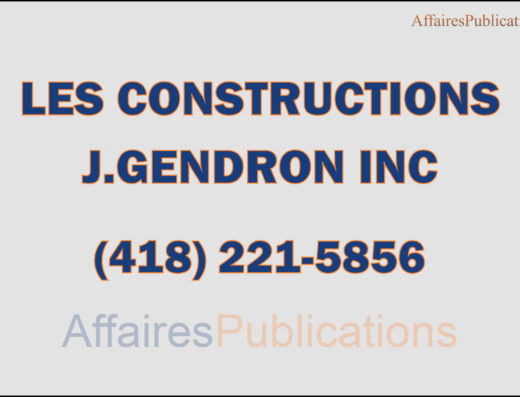 LES CONSTRUCTIONS J.GENDRON