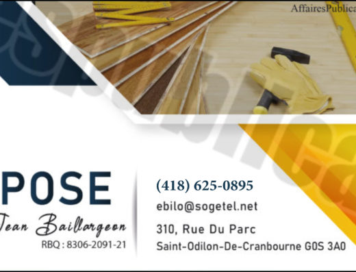 POSE JEAN BAILLARGEON INC