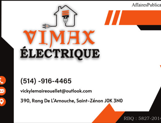 VIMAX ÉLECTRIQUE INC