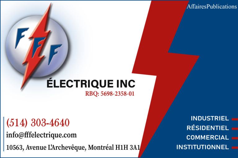 FFF ÉLECTRIQUE 2015 INC