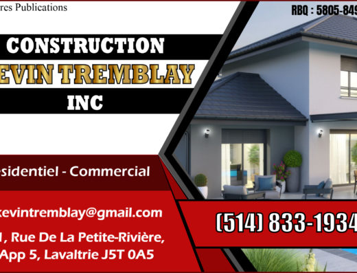 CONSTRUCTION KEVIN TREMBLAY