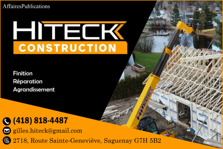 CONSTRUCTION HI-TECK <br/> 9225-7682 QUÉBEC INC