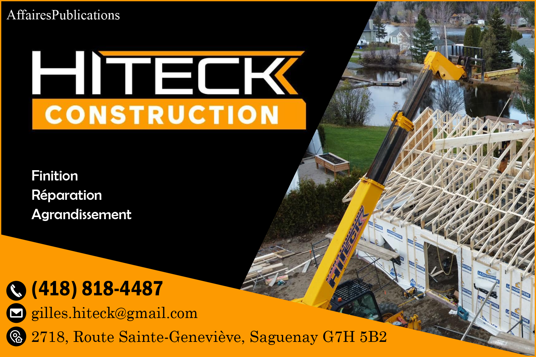 CONSTRUCTION HI-TECK  9225-7682 QUÉBEC INC