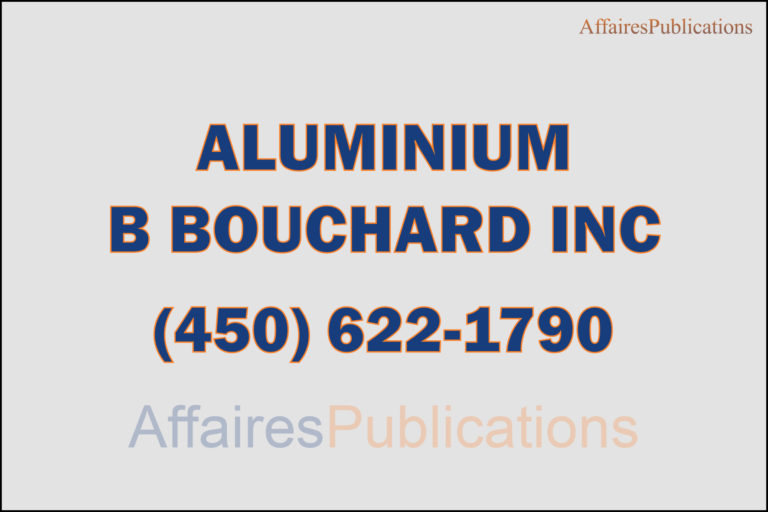 ALUMINIUM B BOUCHARD INC