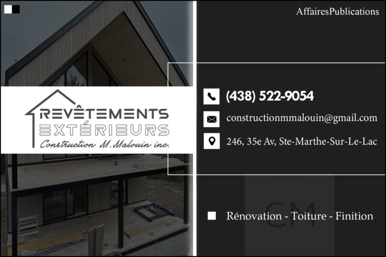 CONSTRUCTION M. MALOUIN INC