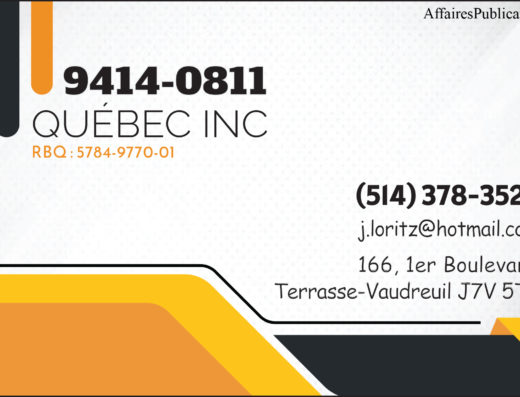 9414-0811 QUÉBEC INC