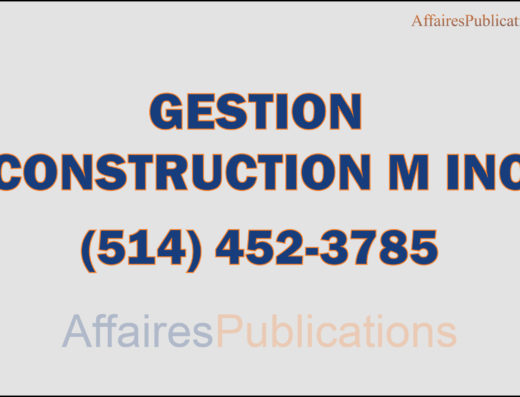 GESTION CONSTRUCTION M INC