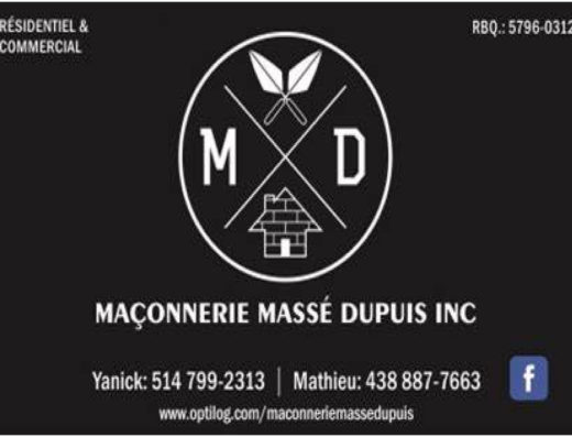 MAÇONNERIE MASSÉ DUPUIS INC