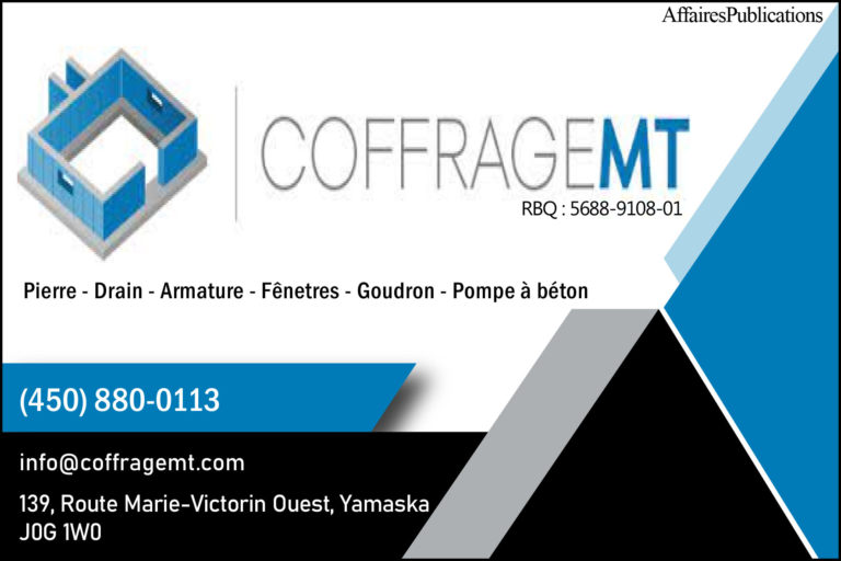 COFFRAGE MT 9293-3225 QUÉBEC INC