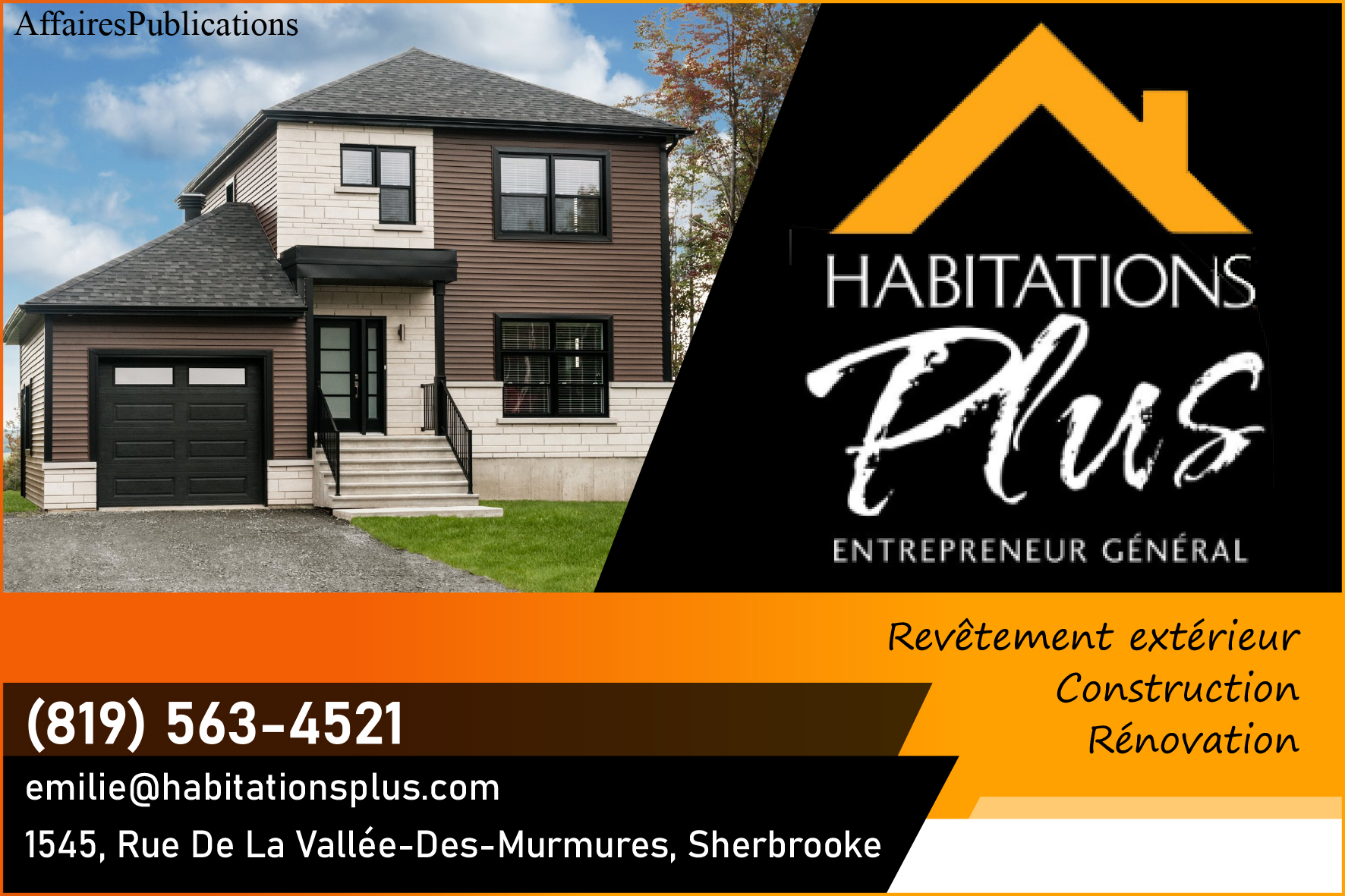 HABITATIONS-PLUS  9165-7395 QUÉBEC INC